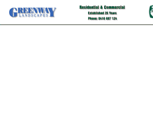 Tablet Screenshot of greenwaylandscapes.com.au